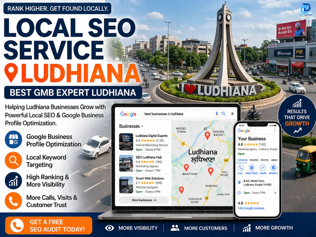 Local SEO Service Ludhiana Best GMB Service Ludhiana