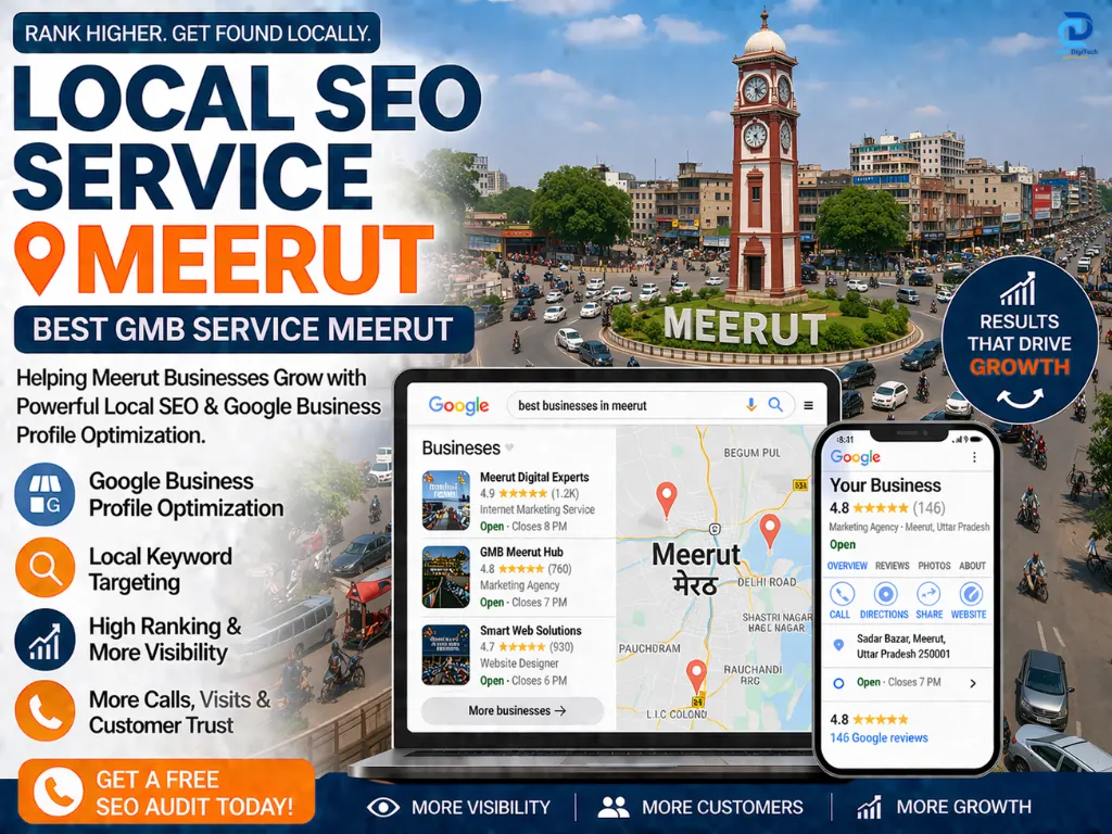 Local SEO Service Meerut Best GMB Service Meerut